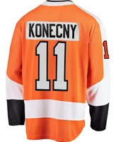 Men's Travis Konecny Orange Philadelphia Flyers Breakaway Player Jersey