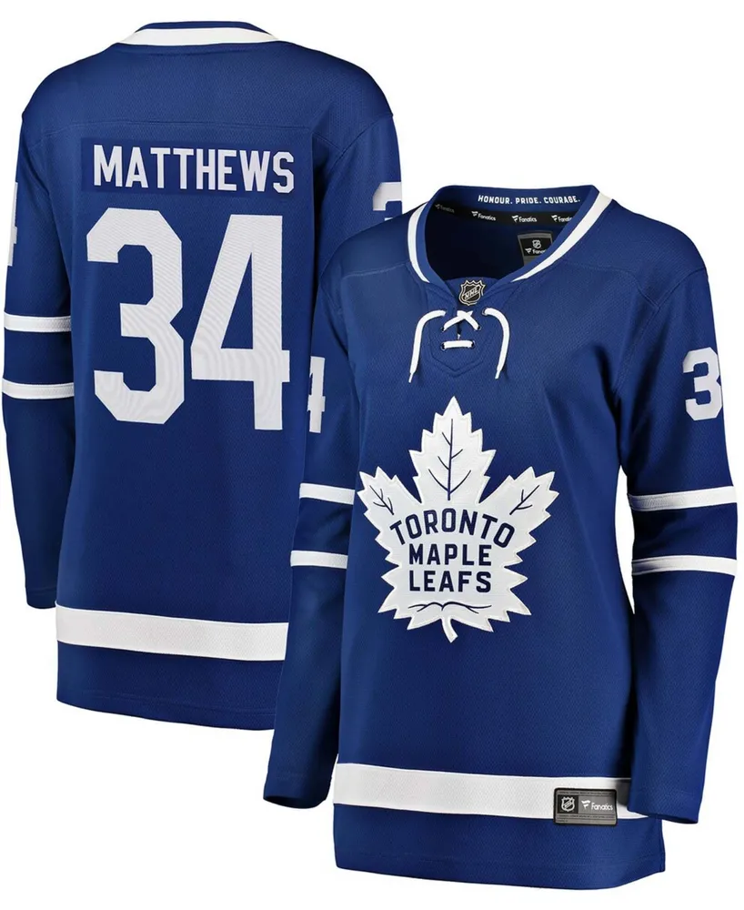 Women's Auston Matthews Royal Home Breakaway Player Jersey