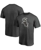 Men's Charcoal Chicago White Sox Official Logo T-shirt