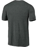 Men's Fanatics Heathered Charcoal Texas Longhorns Classic Primary Tri-Blend T-shirt