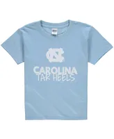 Big Boys Carolina Blue North Tar Heels Crew Neck T-shirt