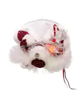 Kurt Adler 12" Angel Tree Topper with Fiber Optic Led Lights