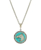 2028 Enamel Horse Necklace