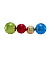 Kurt Adler 60-80 Mm Shiny Glass Ball Ornaments 20 Piece Set