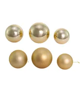 Kurt Adler 60-80 Mm Shiny and Matte Glass Ball Ornaments 20 Piece Set