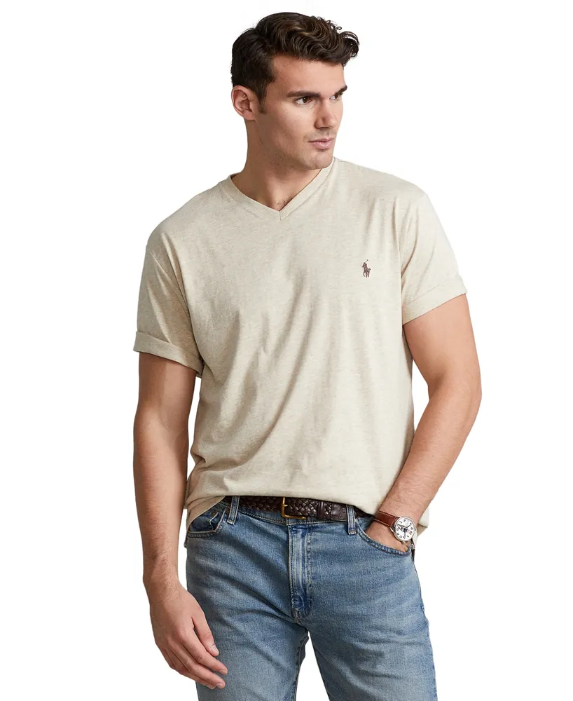 Polo Ralph Lauren Men's Big & Tall Classic Fit V-Neck T-Shirt