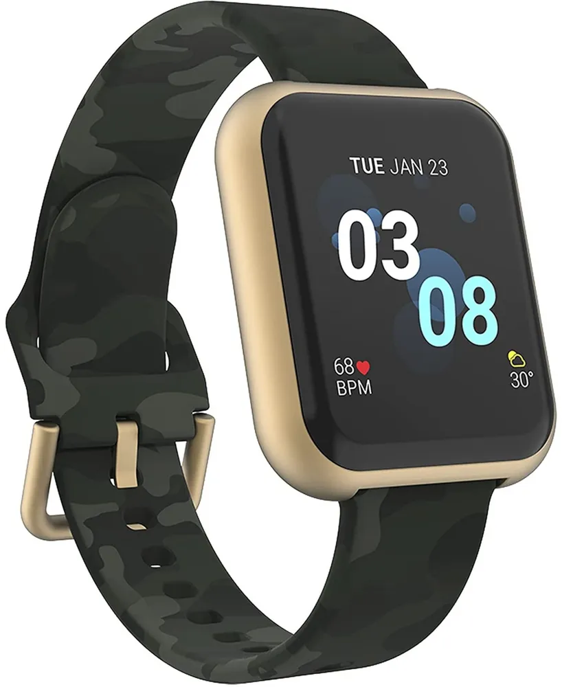 ITouch Air 3 Smartwatch: Gold Case with Green Camo Strap | Connecticut Post  Mall