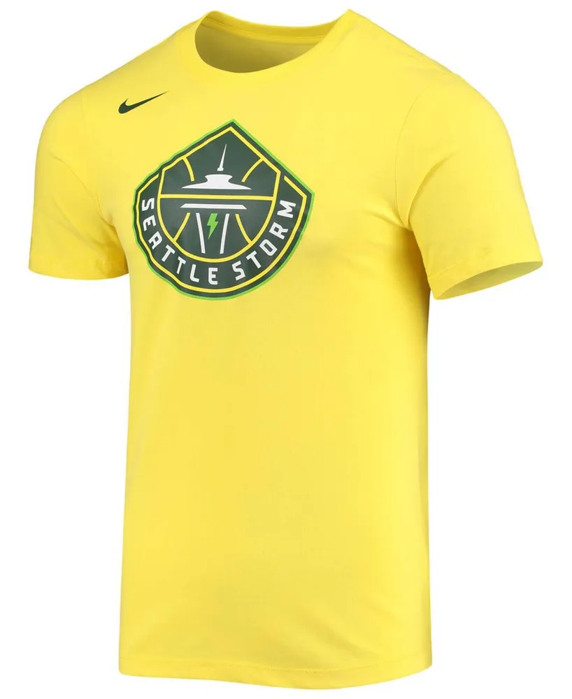 Men's Yellow Seattle Storm Logo Performance T-shirt
