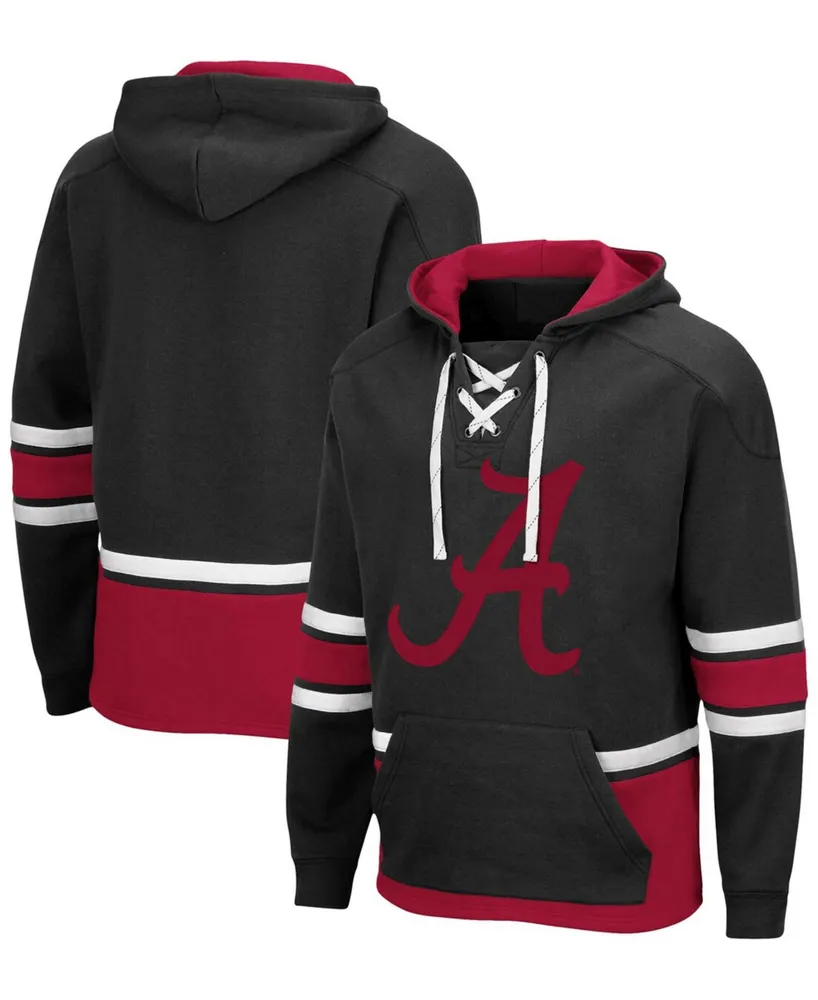 Men's Black Alabama Crimson Tide Hockey 3.0 Pullover Hoodie