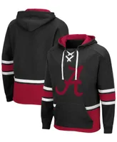 Men's Black Alabama Crimson Tide Hockey 3.0 Pullover Hoodie