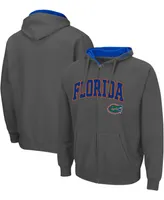 Men's Charcoal Florida Gators Arch Logo 3.0 Full-Zip Hoodie