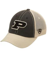 Men's Black and Tan Purdue Boilermakers Offroad Trucker Hat