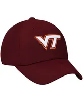 Men's Maroon Virginia Tech Hokies Primary Logo Staple Adjustable Hat