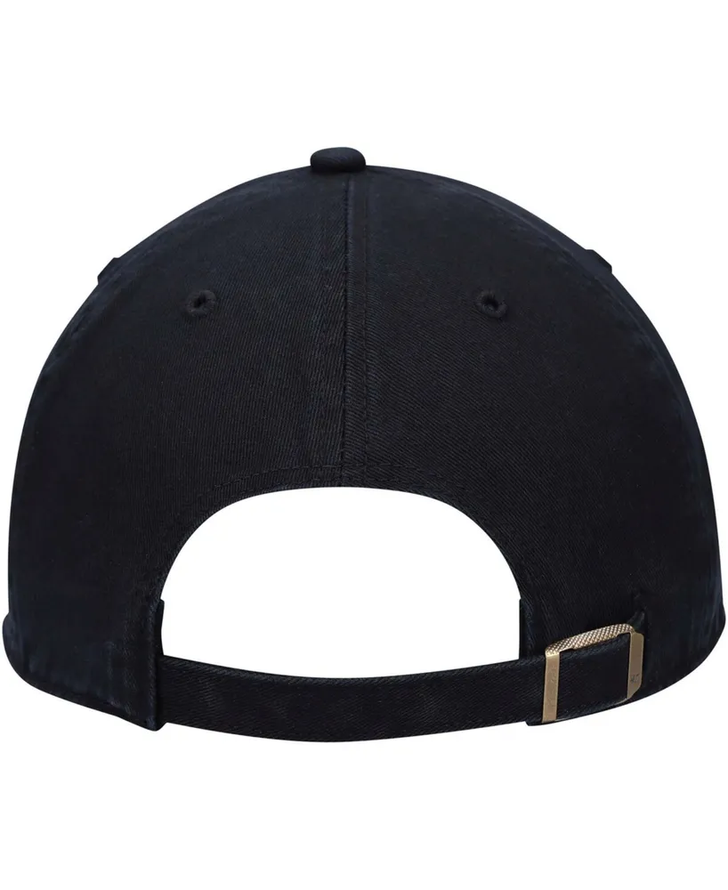Men's Black New England Patriots Team Tonal Clean Up Adjustable Hat