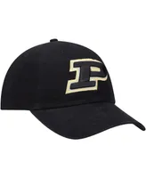 Women's Black Purdue Boilermakers Miata Clean Up Logo Adjustable Hat