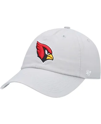 Men's Gray Arizona Cardinals Clean Up Adjustable Hat
