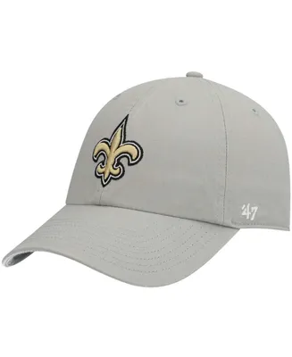 Men's Gray New Orleans Saints Clean Up Adjustable Hat