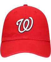 Men's Red Washington Nationals Heritage Clean Up Adjustable Hat