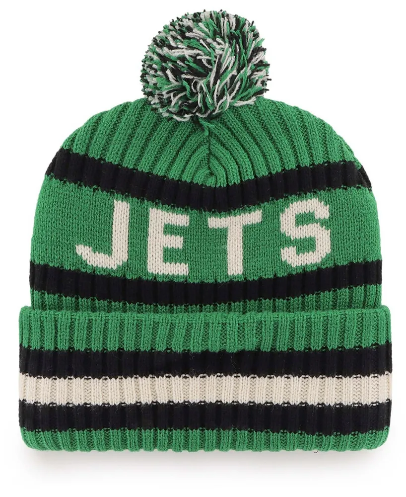 Men's Kelly Green New York Jets Legacy Bering Cuffed Knit Hat with Pom