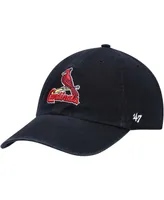 Men's Navy St. Louis Cardinals Clean Up Adjustable Hat