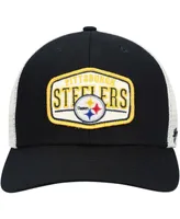 Men's Black Pittsburgh Steelers Shumay Mvp Snapback Hat