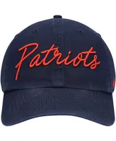 Women's Navy New England Patriots Vocal Clean Up Adjustable Hat
