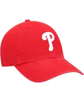 Boys Red Philadelphia Phillies Team Logo Clean Up Adjustable Hat