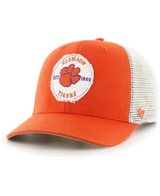 Men's Orange Clemson Tigers Howell Mvp Trucker Snapback Hat
