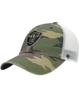 Men's Camo Las Vegas Raiders Branson Mvp Trucker Snapback Hat