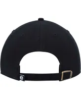 Men's Black Brooklyn Nets Alternate Logo Team Clean Up Adjustable Hat