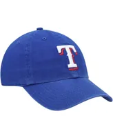 Boys Royal Texas Rangers Team Logo Clean Up Adjustable Hat