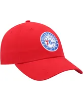 Women's Red Philadelphia 76Ers Miata Clean Up Logo Adjustable Hat