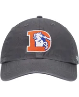 Men's Charcoal Denver Broncos Clean Up Legacy Adjustable Hat