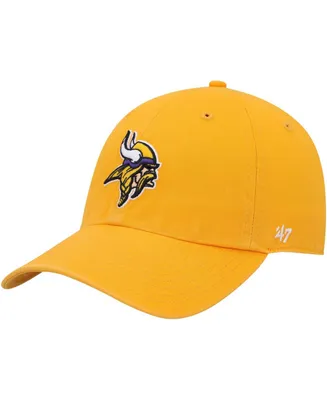 Men's Gold Minnesota Vikings Clean Up Alternate Adjustable Hat - Gold