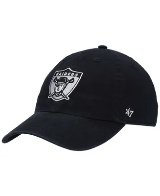 Men's Black Las Vegas Raiders Clean Up Legacy Adjustable Hat