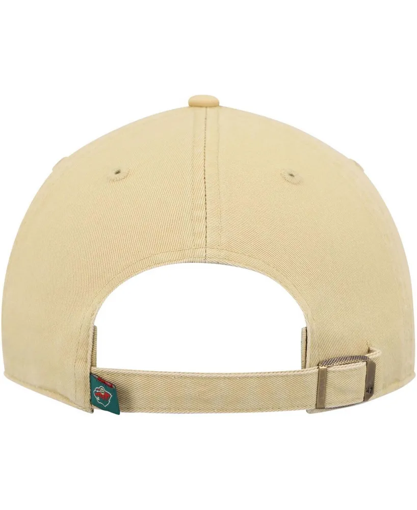 Men's Gold Minnesota Wild Clean Up Adjustable Hat