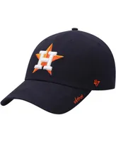 Women's Navy Houston Astros Team Miata Clean Up Adjustable Hat