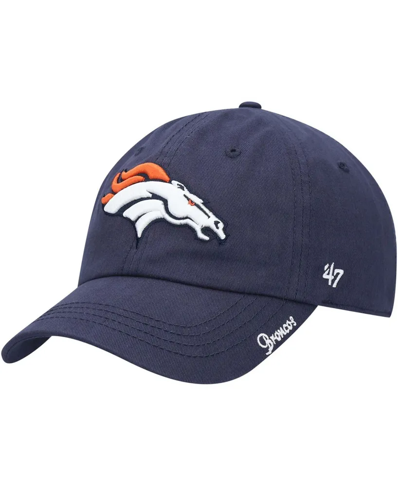 Women's Navy Denver Broncos Miata Clean Up Primary Adjustable Hat