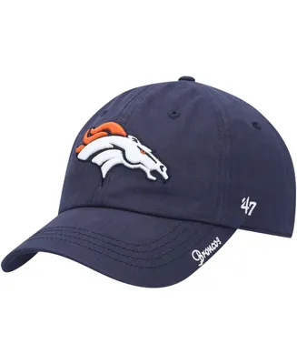 Women's Navy Denver Broncos Miata Clean Up Primary Adjustable Hat