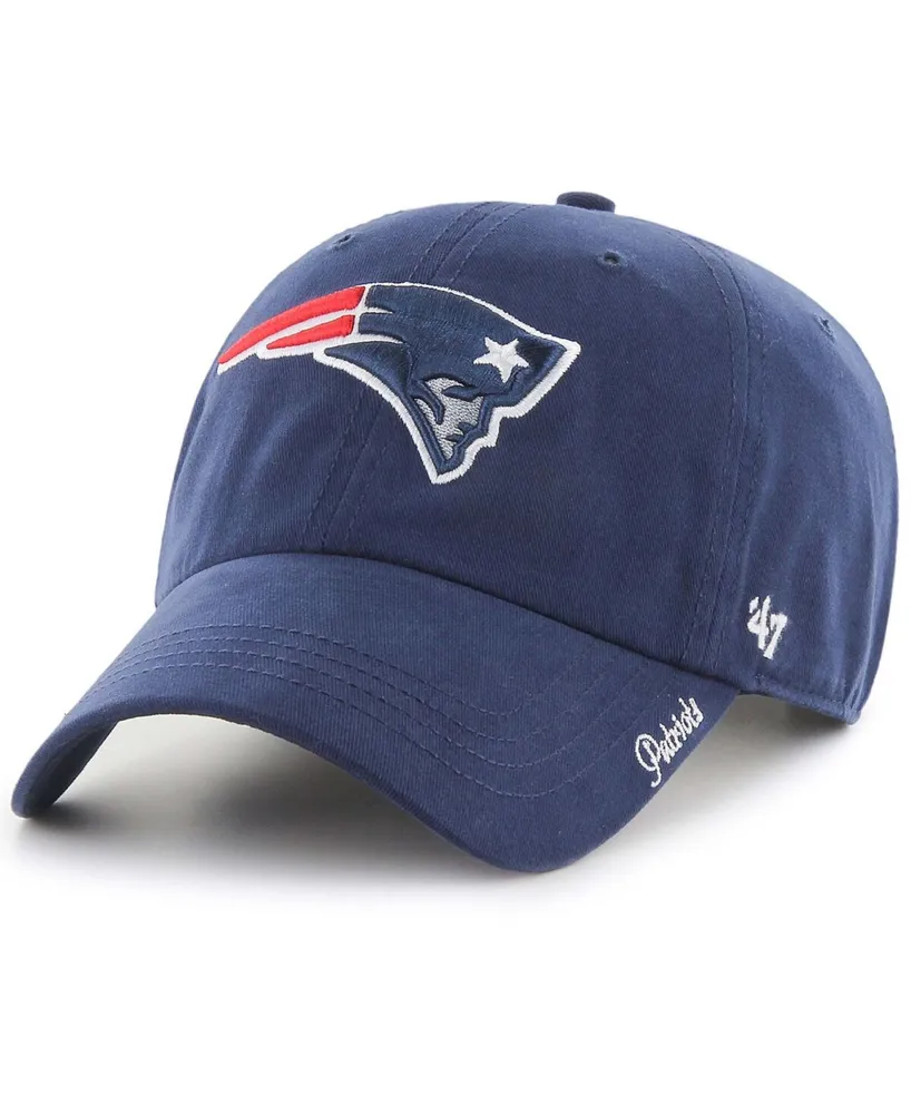 Women's Navy New England Patriots Miata Clean Up Adjustable Hat