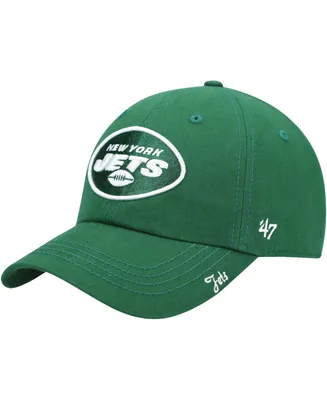 Women's Green New York Jets Miata Clean Up Primary Adjustable Hat