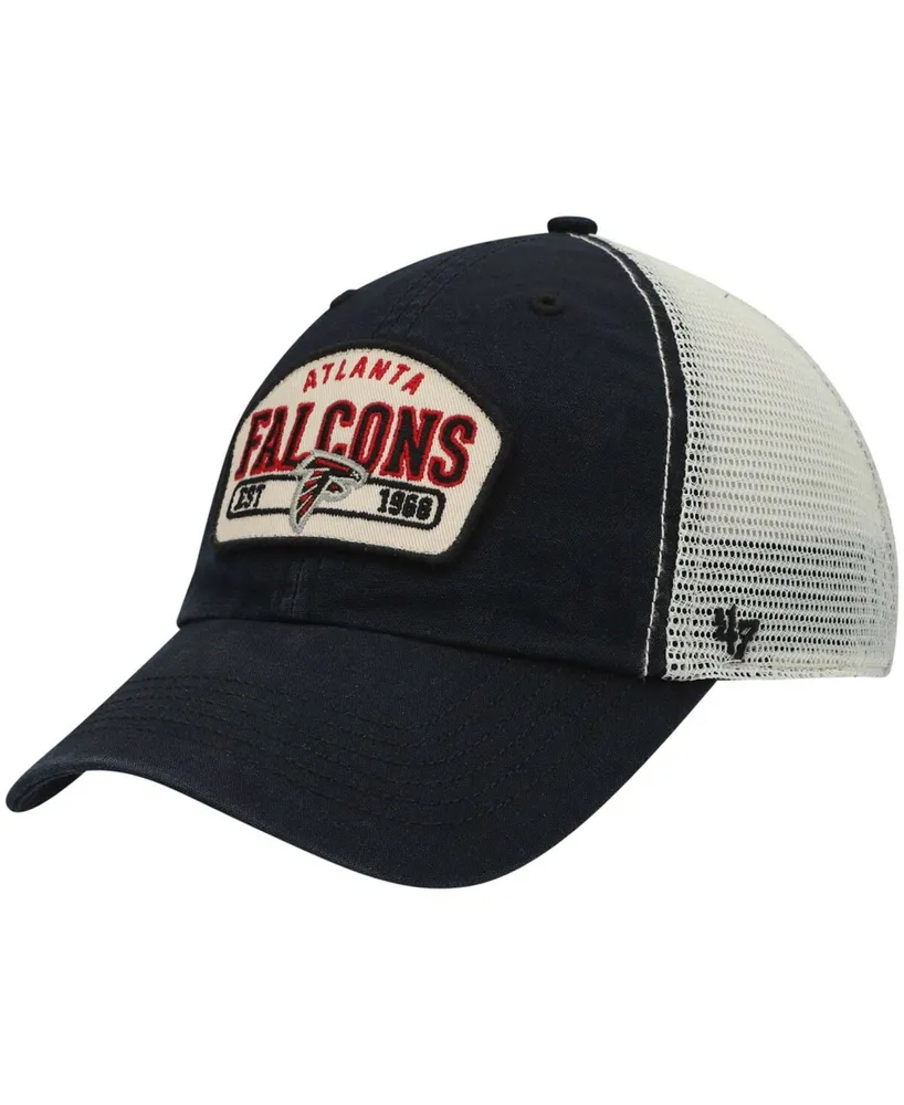 Men's Black Atlanta Falcons Penwald Trucker Clean Up Snapback Hat