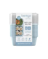 Bentgo Prep 2-Compartment Snack Container Set, 20 Pieces