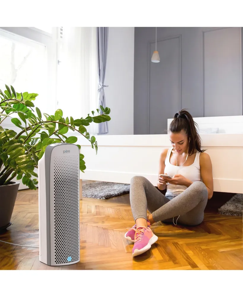 Pure Enrichment True Hepa Elite Air Purifier with Air Quality Monitor
