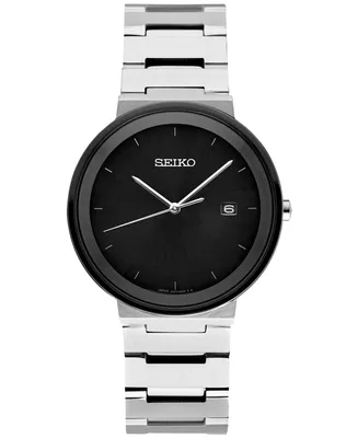 Seiko Men's Essentials Stainless Steel Bracelet Watch 41mm