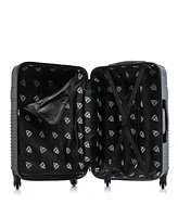 InUSA Resilience Lightweight Hardside Spinner Luggage Set, 3 piece