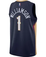 Men's Zion Williamson Navy New Orleans Pelicans 2021, 22 Diamond Swingman Jersey - Icon Edition