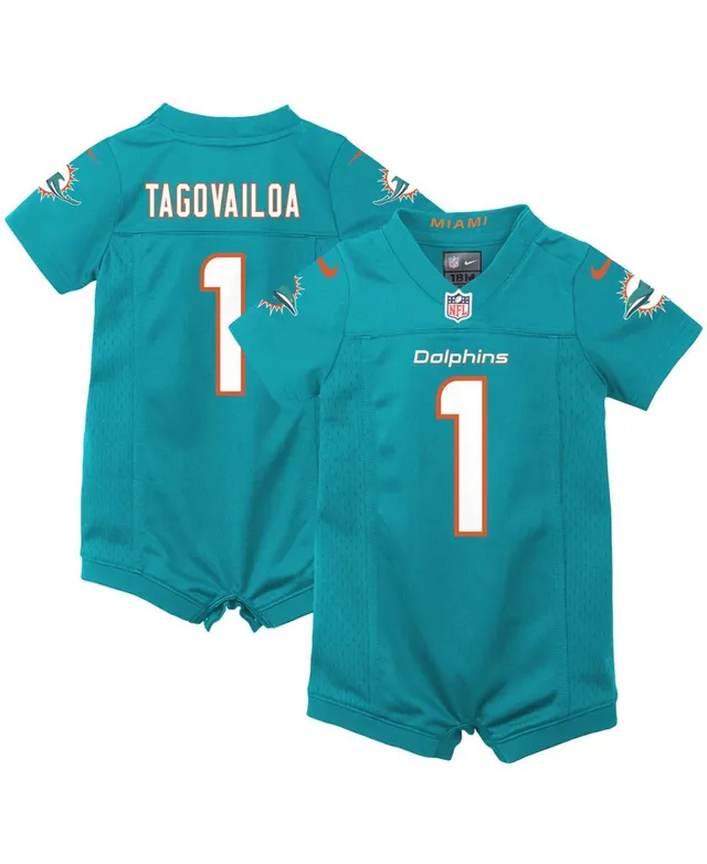 Miami Dolphins Nike Home Jersey Romper - Aqua - Tua Tagovailoa - Infant