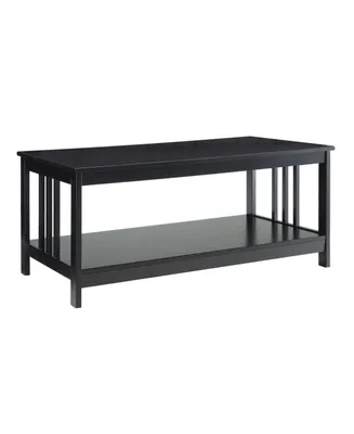 Mission Coffee Table with Shelf