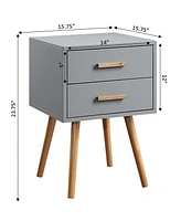 Oslo 2 Drawer End Table